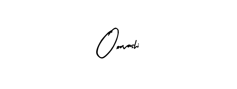 The best way (Arty Signature) to make a short signature is to pick only two or three words in your name. The name Oorvashi include a total of six letters. For converting this name. Oorvashi signature style 8 images and pictures png