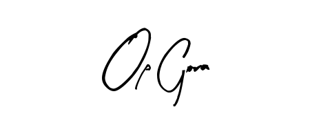 The Arty Signature font transforms the name Op Gora into an executive sign with sharp precision and distinguished character. Op Gora signature style 8 images and pictures png