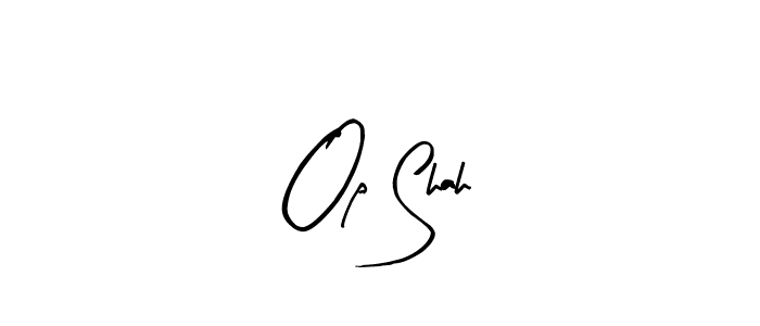 Arty Signature is a professional signature style that is perfect for those who want to add a touch of class to their signature. It is also a great choice for those who want to make their signature more unique. Get Op Shah name to fancy signature for free. Op Shah signature style 8 images and pictures png