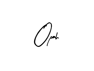Similarly Arty Signature is the best handwritten signature design. Signature creator online .You can use it as an online autograph creator for name Opah. Opah signature style 8 images and pictures png