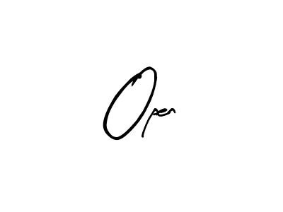How to make Open signature? Arty Signature is a professional autograph style. Create handwritten signature for Open name. Open signature style 8 images and pictures png