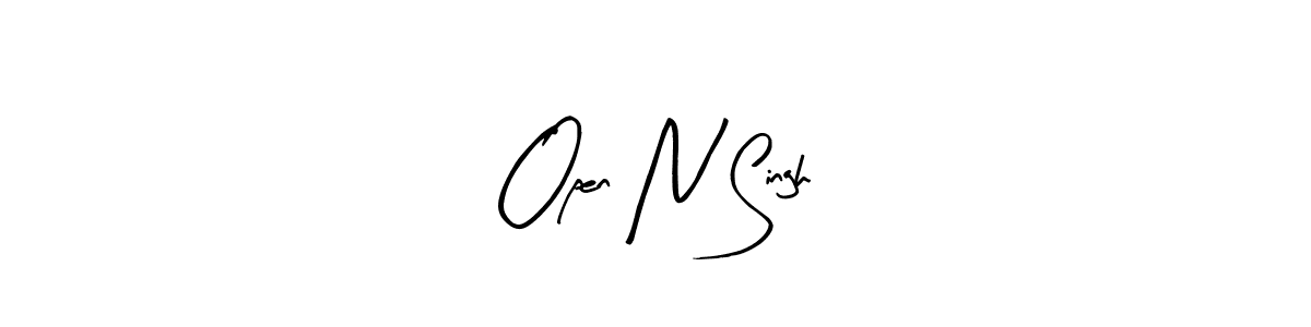 How to Draw Open N Singh signature style? Arty Signature is a latest design signature styles for name Open N Singh. Open N Singh signature style 8 images and pictures png