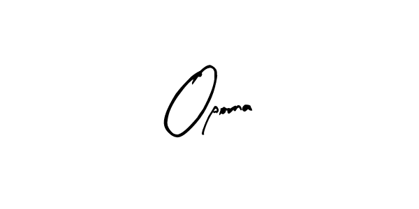 Oporna stylish signature style. Best Handwritten Sign (Arty Signature) for my name. Handwritten Signature Collection Ideas for my name Oporna. Oporna signature style 8 images and pictures png