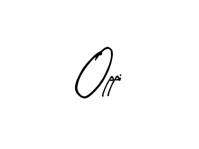 if you are searching for the best signature style for your name Oppi. so please give up your signature search. here we have designed multiple signature styles  using Arty Signature. Oppi signature style 8 images and pictures png