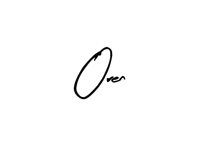 Use a signature maker to create a handwritten signature online. With this signature software, you can design (Arty Signature) your own signature for name Oren. Oren signature style 8 images and pictures png