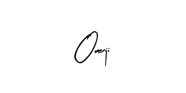 Make a beautiful signature design for name Orenji. With this signature (Arty Signature) style, you can create a handwritten signature for free. Orenji signature style 8 images and pictures png