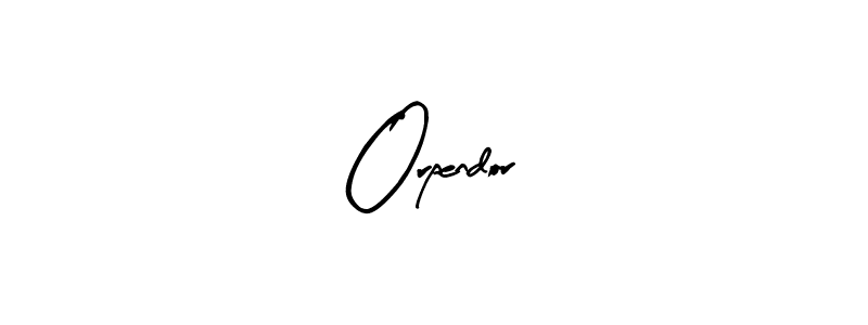The best way (Arty Signature) to make a short signature is to pick only two or three words in your name. The name Orpendor include a total of six letters. For converting this name. Orpendor signature style 8 images and pictures png