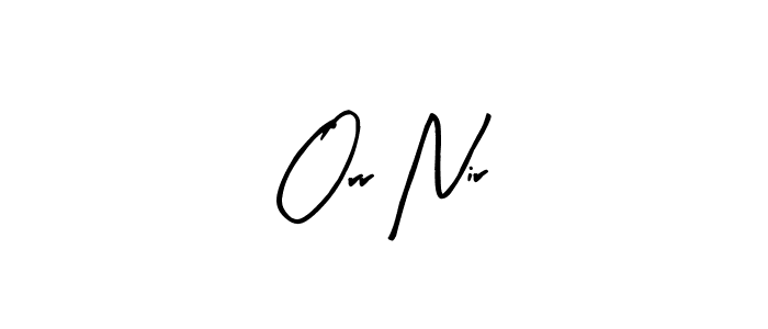 Similarly Arty Signature is the best handwritten signature design. Signature creator online .You can use it as an online autograph creator for name Orr Nir. Orr Nir signature style 8 images and pictures png