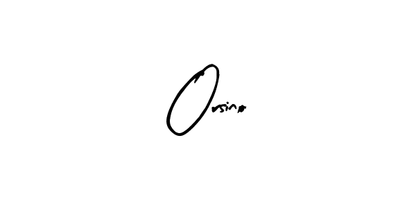 Design your own signature with our free online signature maker. With this signature software, you can create a handwritten (Arty Signature) signature for name Orsino. Orsino signature style 8 images and pictures png