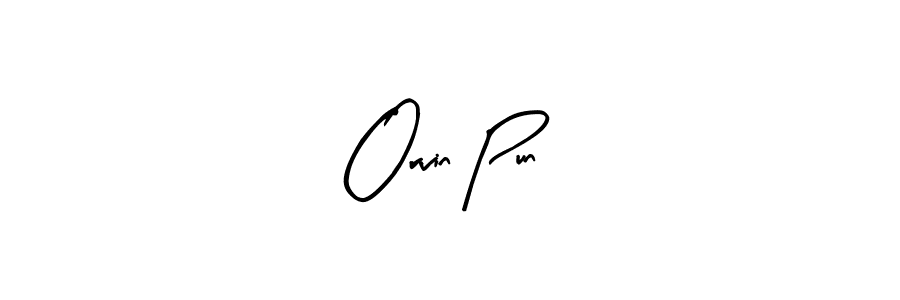 You can use this online signature creator to create a handwritten signature for the name Orvin Pun. This is the best online autograph maker. Orvin Pun signature style 8 images and pictures png