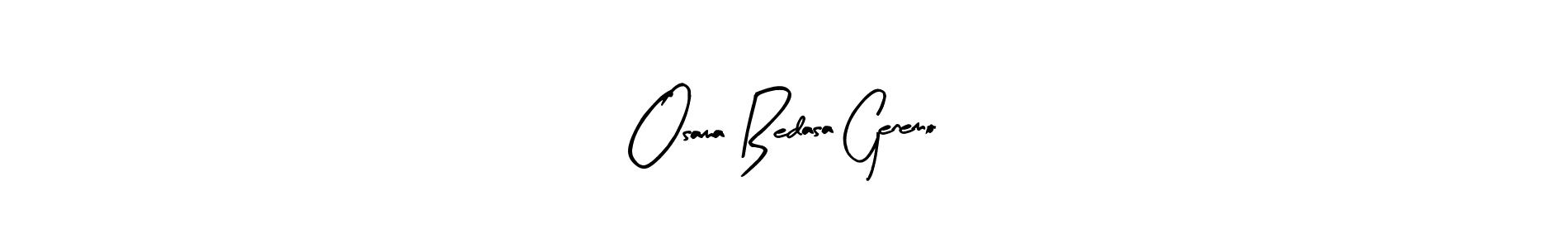 Here are the top 10 professional signature styles for the name Osama Bedasa Genemo. These are the best autograph styles you can use for your name. Osama Bedasa Genemo signature style 8 images and pictures png