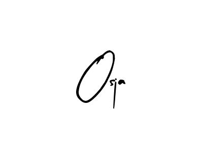 Make a beautiful signature design for name Osja. With this signature (Arty Signature) style, you can create a handwritten signature for free. Osja signature style 8 images and pictures png