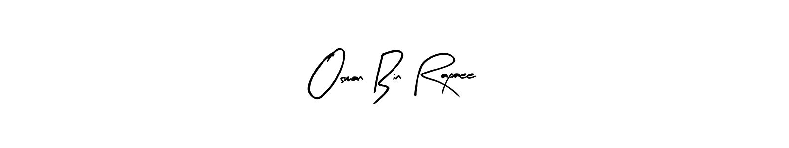 Make a beautiful signature design for name Osman Bin Rapaee. Use this online signature maker to create a handwritten signature for free. Osman Bin Rapaee signature style 8 images and pictures png