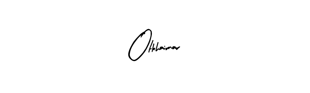 Arty Signature is a professional signature style that is perfect for those who want to add a touch of class to their signature. It is also a great choice for those who want to make their signature more unique. Get Otkhairnar name to fancy signature for free. Otkhairnar signature style 8 images and pictures png