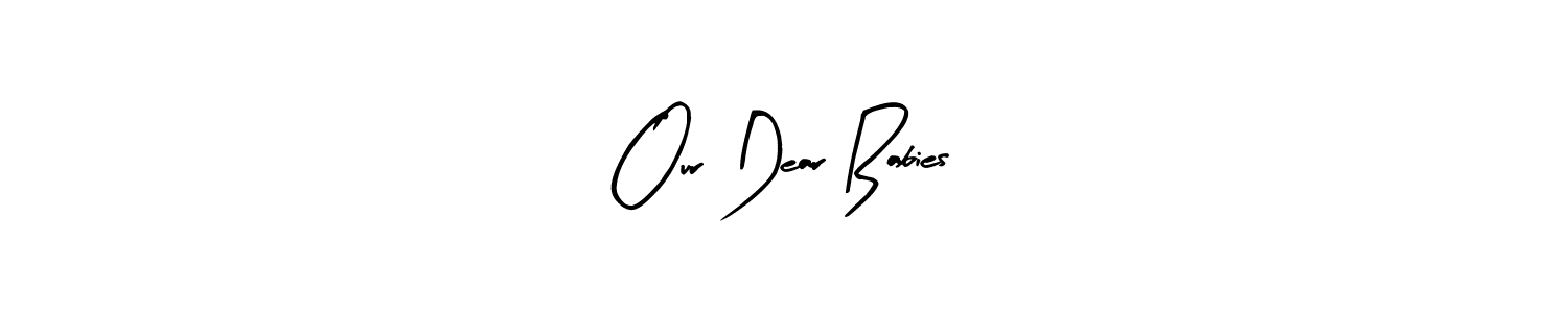 Best and Professional Signature Style for Our Dear Babies. Arty Signature Best Signature Style Collection. Our Dear Babies signature style 8 images and pictures png
