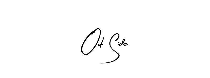 Once you've used our free online signature maker to create your best signature Arty Signature style, it's time to enjoy all of the benefits that Out Side name signing documents. Out Side signature style 8 images and pictures png