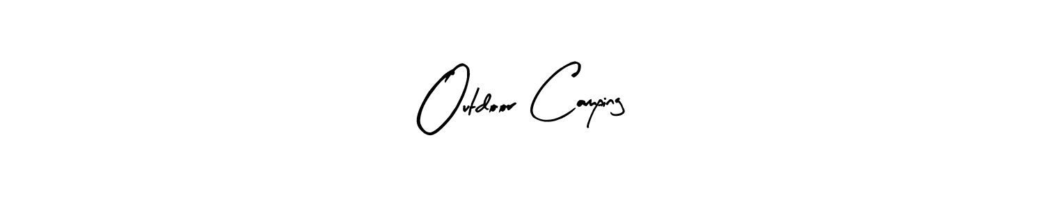 Create a beautiful signature design for name Outdoor Camping. With this signature (Arty Signature) fonts, you can make a handwritten signature for free. Outdoor Camping signature style 8 images and pictures png
