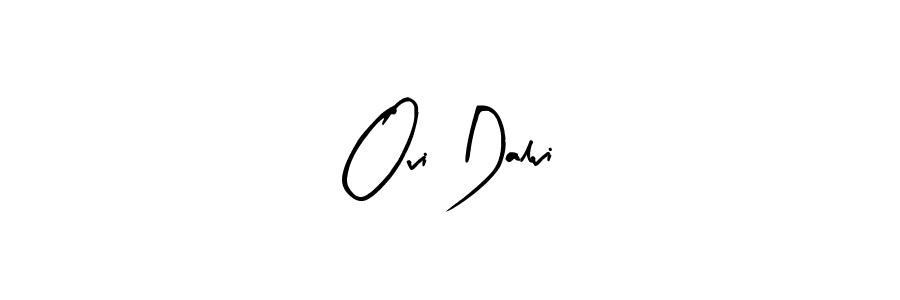 Arty Signature is a professional signature style that is perfect for those who want to add a touch of class to their signature. It is also a great choice for those who want to make their signature more unique. Get Ovi Dalvi name to fancy signature for free. Ovi Dalvi signature style 8 images and pictures png