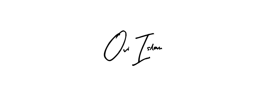 Make a beautiful signature design for name Ovi Islam. Use this online signature maker to create a handwritten signature for free. Ovi Islam signature style 8 images and pictures png