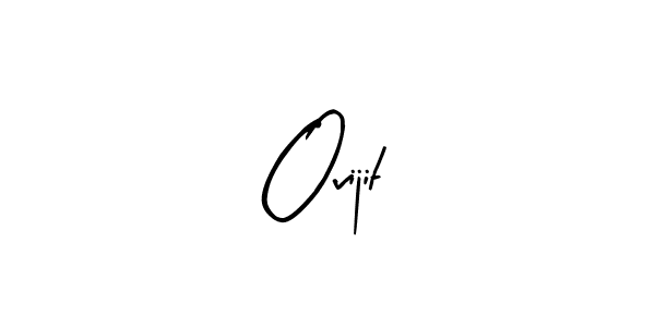 Arty Signature is a professional signature style that is perfect for those who want to add a touch of class to their signature. It is also a great choice for those who want to make their signature more unique. Get Ovijit name to fancy signature for free. Ovijit signature style 8 images and pictures png