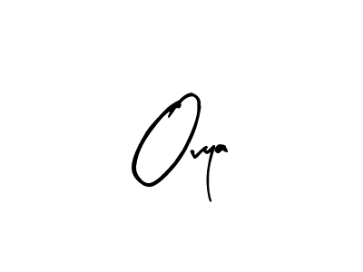Ovya stylish signature style. Best Handwritten Sign (Arty Signature) for my name. Handwritten Signature Collection Ideas for my name Ovya. Ovya signature style 8 images and pictures png