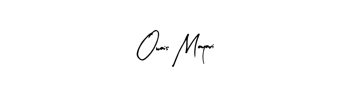 Owais Mayari stylish signature style. Best Handwritten Sign (Arty Signature) for my name. Handwritten Signature Collection Ideas for my name Owais Mayari. Owais Mayari signature style 8 images and pictures png