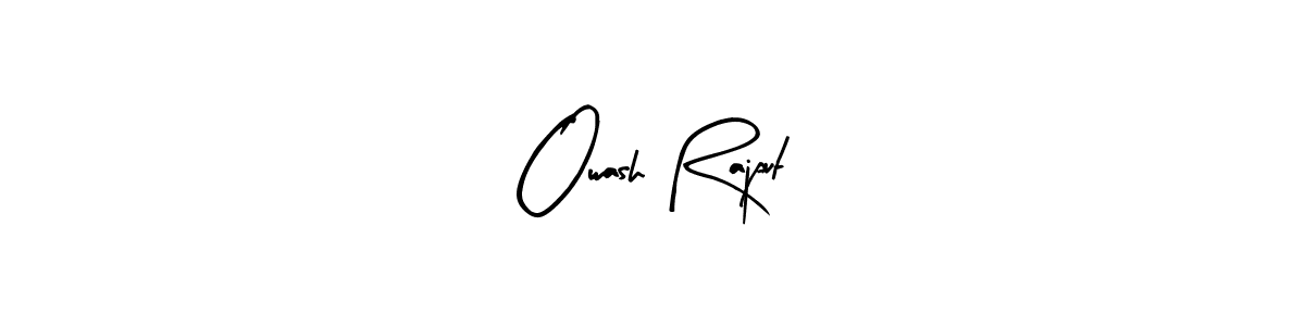 The best way (Arty Signature) to make a short signature is to pick only two or three words in your name. The name Owash Rajput include a total of six letters. For converting this name. Owash Rajput signature style 8 images and pictures png