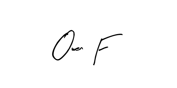 How to Draw Owen F signature style? Arty Signature is a latest design signature styles for name Owen F. Owen F signature style 8 images and pictures png