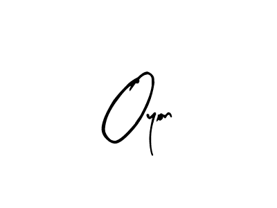 Create a beautiful signature design for name Oyon. With this signature (Arty Signature) fonts, you can make a handwritten signature for free. Oyon signature style 8 images and pictures png