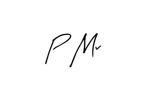 Use a signature maker to create a handwritten signature online. With this signature software, you can design (Arty Signature) your own signature for name P  Mv. P  Mv signature style 8 images and pictures png