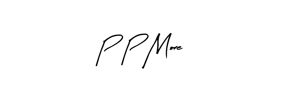 How to make P  P More signature? Arty Signature is a professional autograph style. Create handwritten signature for P  P More name. P  P More signature style 8 images and pictures png