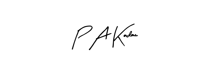 Best and Professional Signature Style for P A Kadam. Arty Signature Best Signature Style Collection. P A Kadam signature style 8 images and pictures png