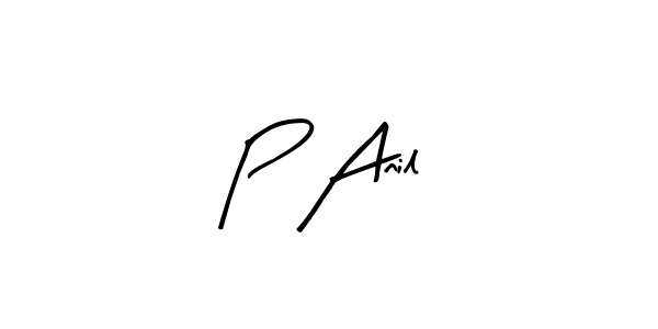 Arty Signature is a professional signature style that is perfect for those who want to add a touch of class to their signature. It is also a great choice for those who want to make their signature more unique. Get P Anil name to fancy signature for free. P Anil signature style 8 images and pictures png