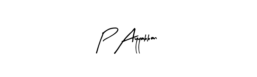 Make a beautiful signature design for name P Ayyakkan. With this signature (Arty Signature) style, you can create a handwritten signature for free. P Ayyakkan signature style 8 images and pictures png