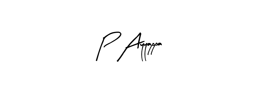 How to Draw P Ayyappa signature style? Arty Signature is a latest design signature styles for name P Ayyappa. P Ayyappa signature style 8 images and pictures png