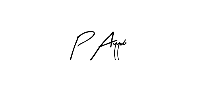 How to Draw P Ayyub signature style? Arty Signature is a latest design signature styles for name P Ayyub. P Ayyub signature style 8 images and pictures png
