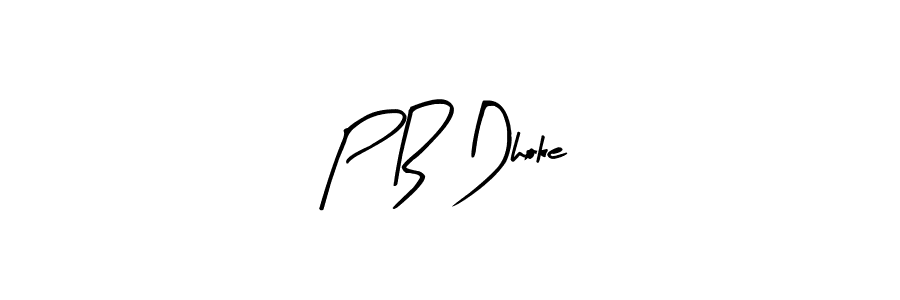 Best and Professional Signature Style for P B Dhoke. Arty Signature Best Signature Style Collection. P B Dhoke signature style 8 images and pictures png