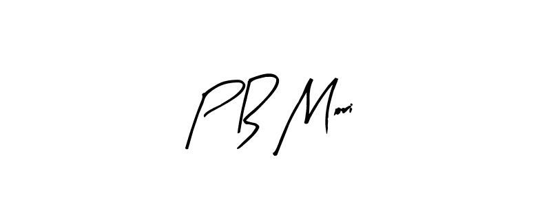 How to make P B Mori signature? Arty Signature is a professional autograph style. Create handwritten signature for P B Mori name. P B Mori signature style 8 images and pictures png