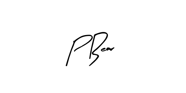 Design your own signature with our free online signature maker. With this signature software, you can create a handwritten (Arty Signature) signature for name P Bear. P Bear signature style 8 images and pictures png