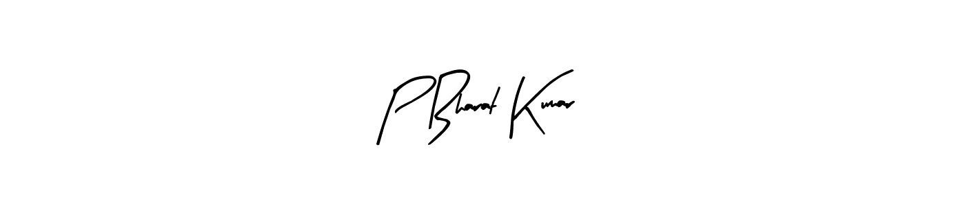 Best and Professional Signature Style for P Bharat Kumar. Arty Signature Best Signature Style Collection. P Bharat Kumar signature style 8 images and pictures png