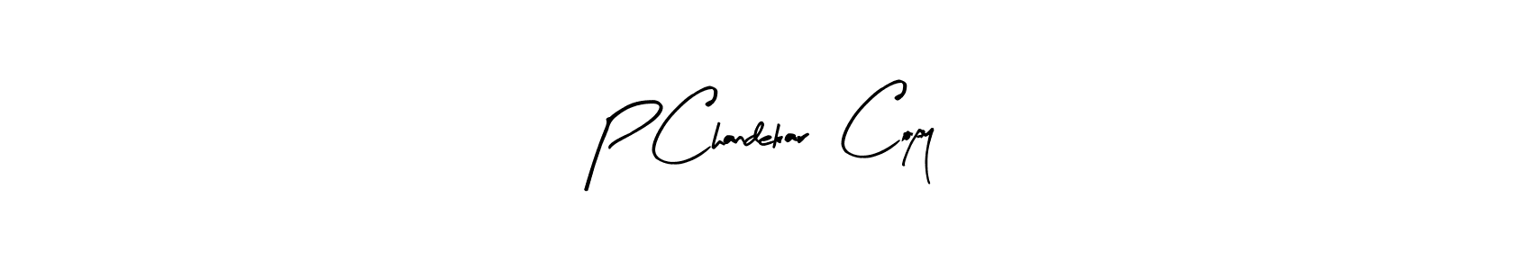How to make P Chandekar  Copy signature? Arty Signature is a professional autograph style. Create handwritten signature for P Chandekar  Copy name. P Chandekar  Copy signature style 8 images and pictures png