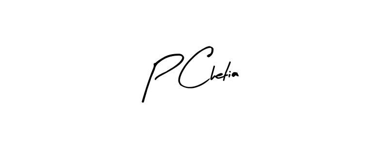 Create a beautiful signature design for name P Chetia. With this signature (Arty Signature) fonts, you can make a handwritten signature for free. P Chetia signature style 8 images and pictures png
