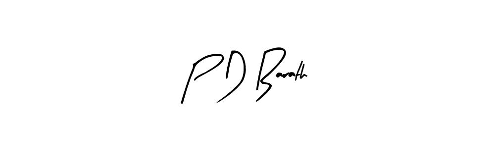 How to Draw P D Barath signature style? Arty Signature is a latest design signature styles for name P D Barath. P D Barath signature style 8 images and pictures png