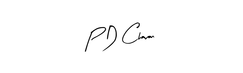 Create a beautiful signature design for name P D Chavan. With this signature (Arty Signature) fonts, you can make a handwritten signature for free. P D Chavan signature style 8 images and pictures png