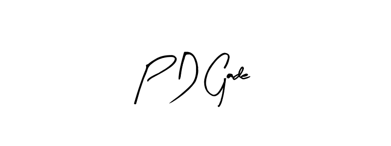 Here are the top 10 professional signature styles for the name P D Gade. These are the best autograph styles you can use for your name. P D Gade signature style 8 images and pictures png