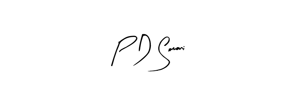 Make a beautiful signature design for name P D Somani. Use this online signature maker to create a handwritten signature for free. P D Somani signature style 8 images and pictures png