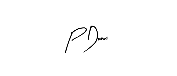 You should practise on your own different ways (Arty Signature) to write your name (P Duari) in signature. don't let someone else do it for you. P Duari signature style 8 images and pictures png