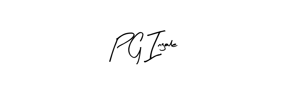 Best and Professional Signature Style for P G Ingale. Arty Signature Best Signature Style Collection. P G Ingale signature style 8 images and pictures png