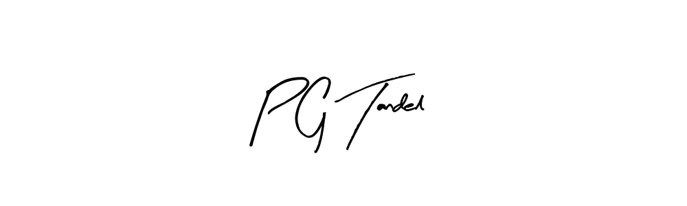 Also we have P G Tandel name is the best signature style. Create professional handwritten signature collection using Arty Signature autograph style. P G Tandel signature style 8 images and pictures png