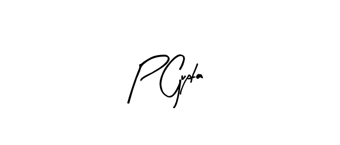 Design your own signature with our free online signature maker. With this signature software, you can create a handwritten (Arty Signature) signature for name P Gupta. P Gupta signature style 8 images and pictures png